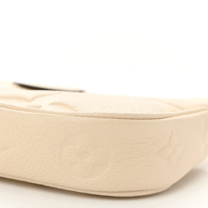 Louis Vuitton Empreinte Monogram Giant Multi Pochette Accessories Small Pochette Cream 9 of 9
