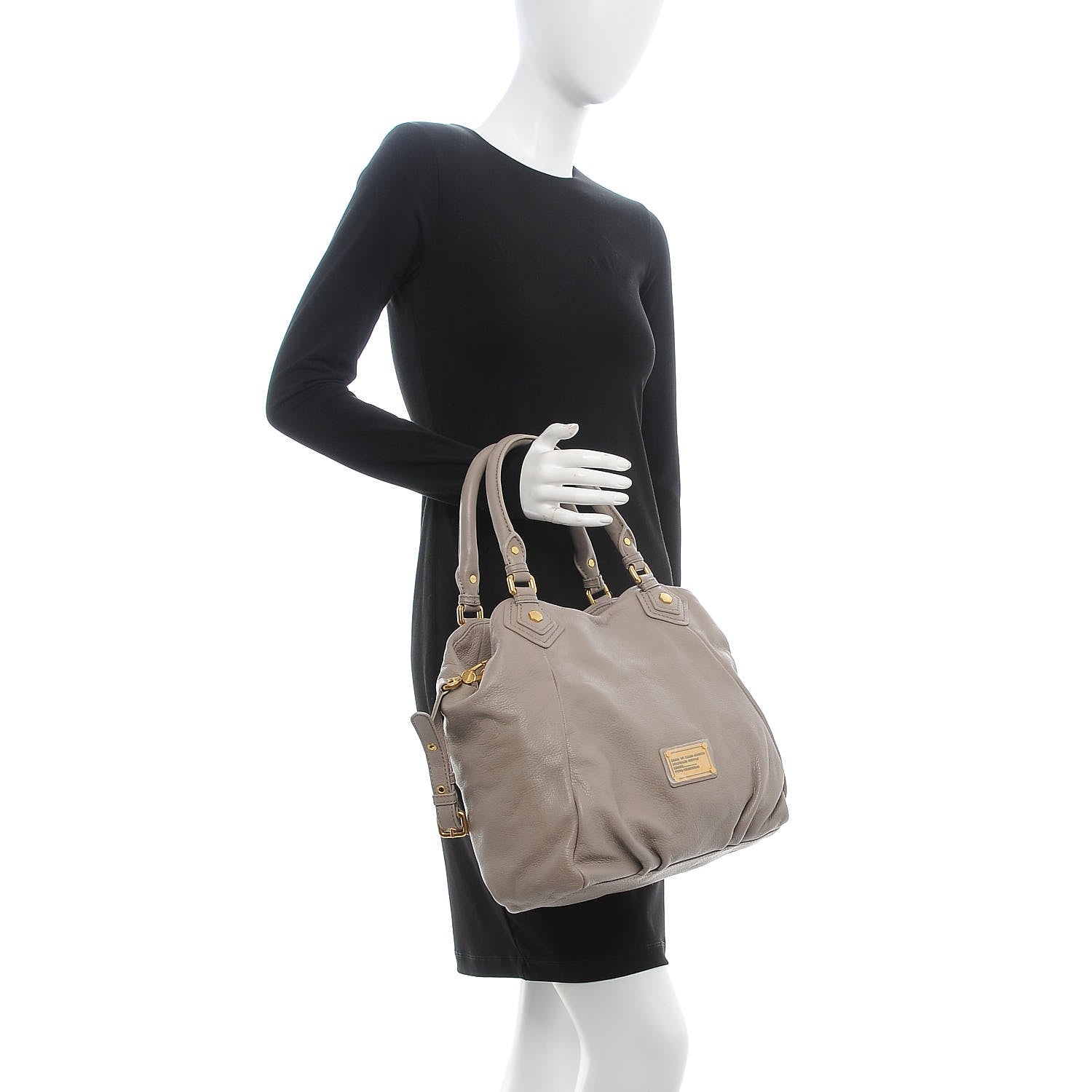 Marc Jacobs MARC by Calfskin Classic Q Francesca Tote Bag Cement 2 of 8