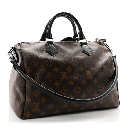 Louis Vuitton Monogram Speedy Soft 30 Dark 3 of 9