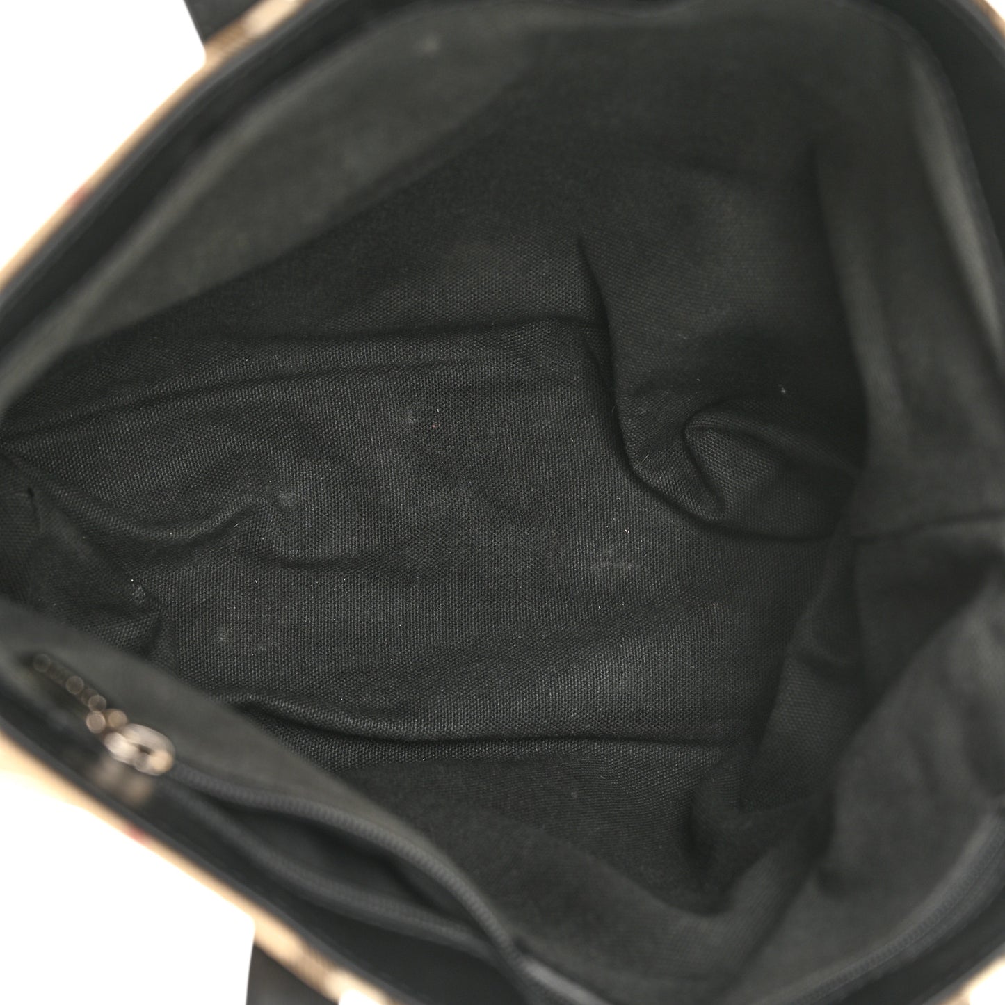 House Check Medium Tote Black