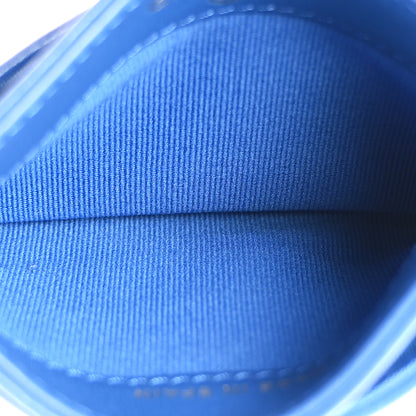 Chanel Lambskin Quilted Chanel 19 Card Holder Blue 5 of 9