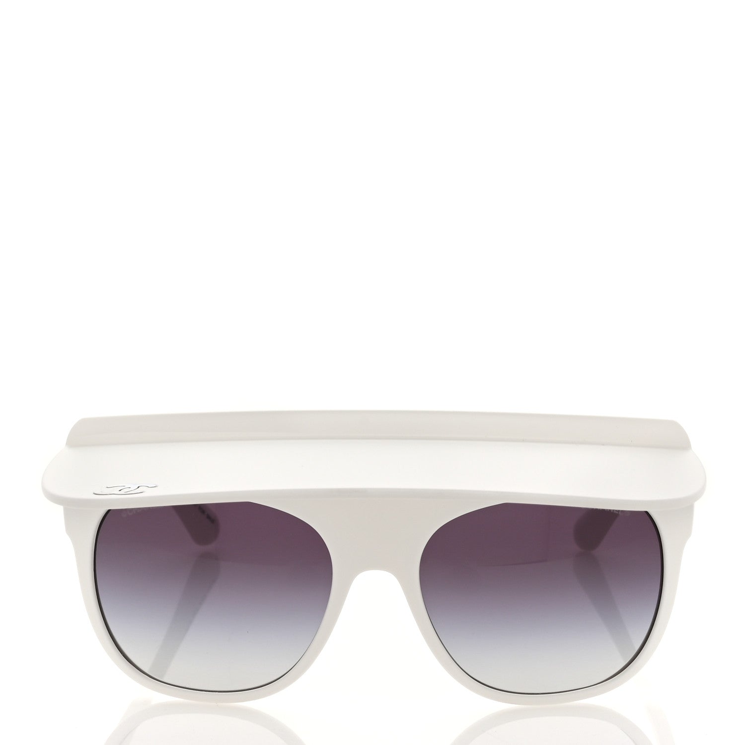 Chanel Acetate Visor Sunglasses 71046 White 2 of 8