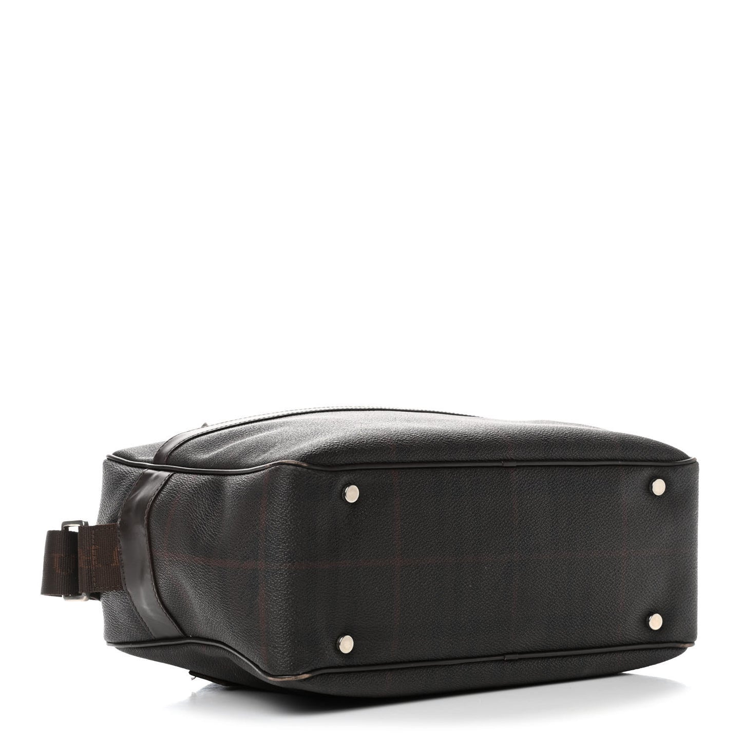 Smoked Haymarket Check Camera Bag Chocolate