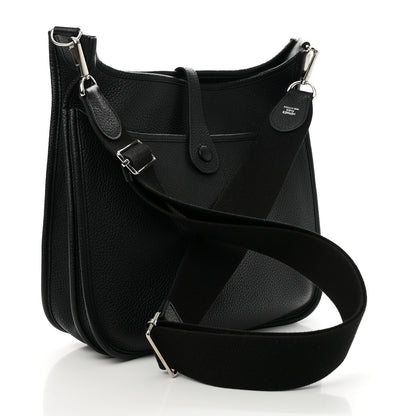 Hermes Taurillon Clemence Evelyne III PM Black 3 of 11