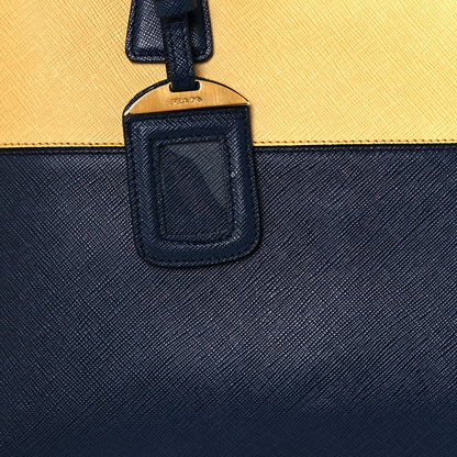 Prada Saffiano Lux Small Promenade Tote Baltico Gine 8 of 13