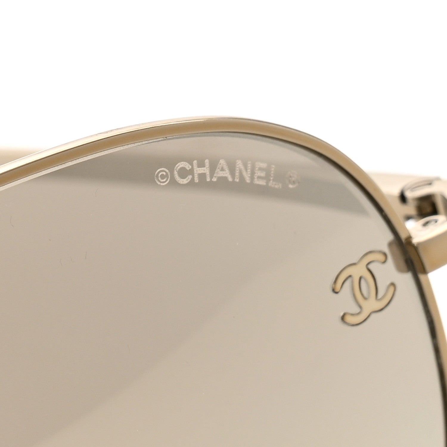 Chanel Aviator CC Sunglasses 4189-T-Q Black 7 of 8