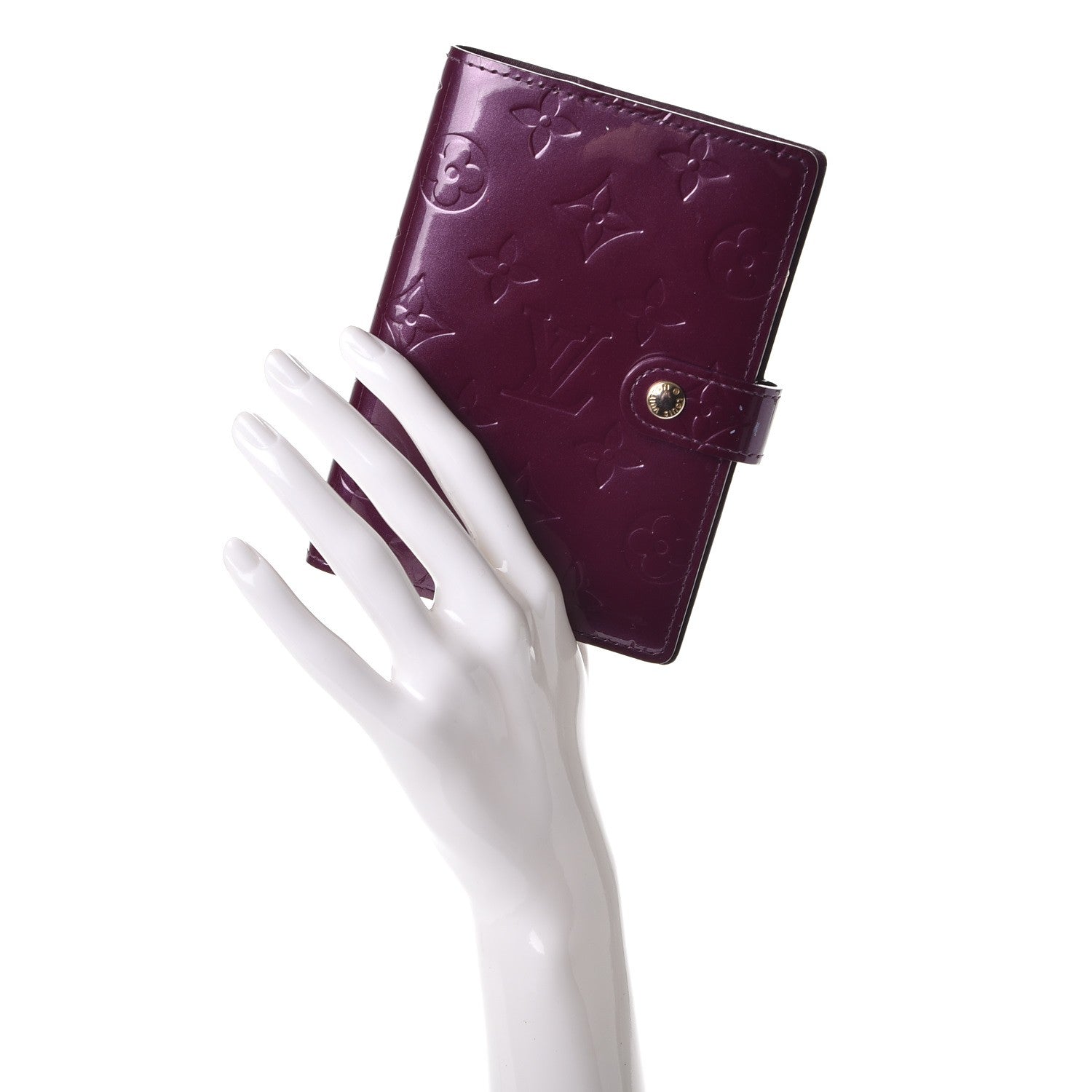 Louis Vuitton Vernis Small Ring Agenda Cover Violet 2 of 8