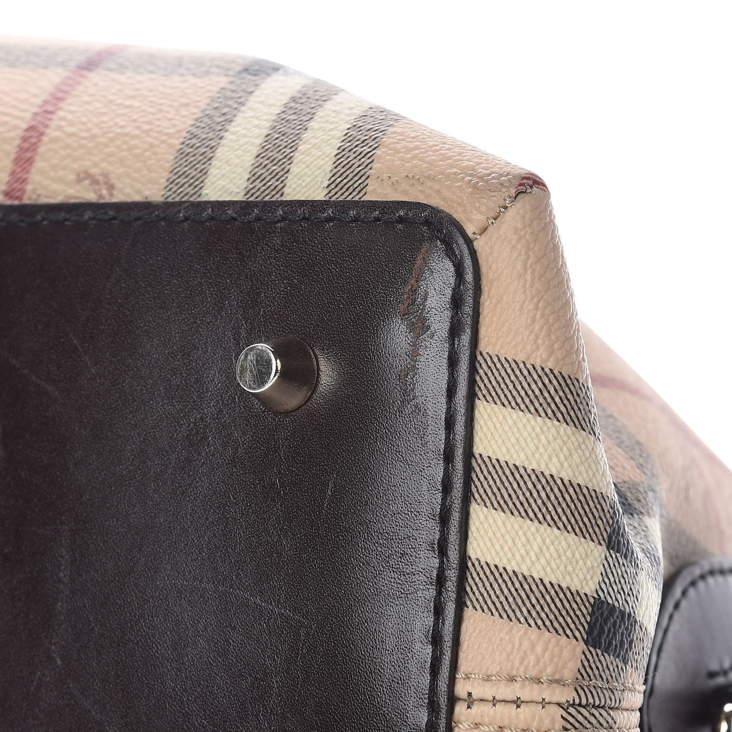 Haymarket Check Thornley Satchel Chocolate