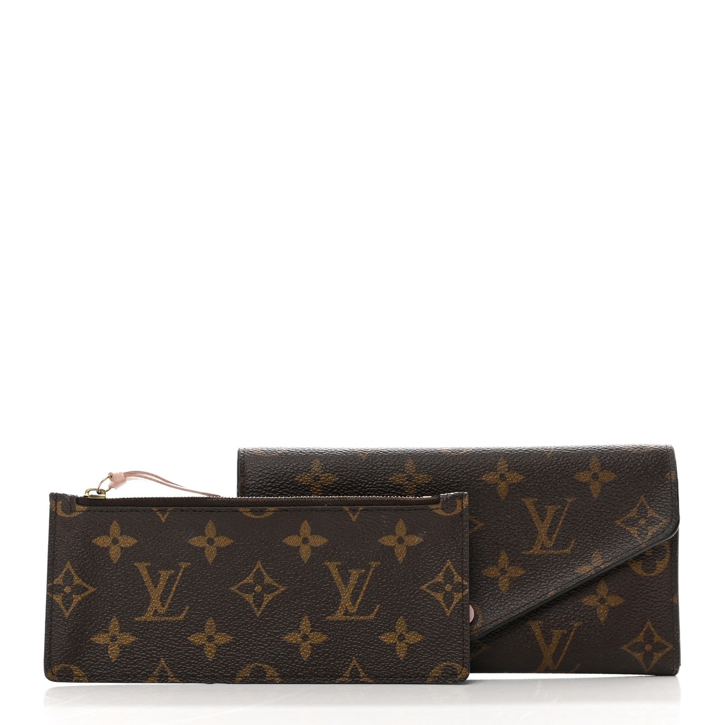 Monogram Josephine Wallet Rose Ballerine