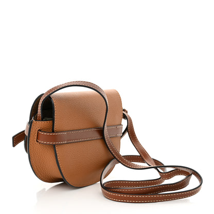 Loewe Grained Calfskin Mini Gate Crossbody Bag Caramel Pecan 3 of 9