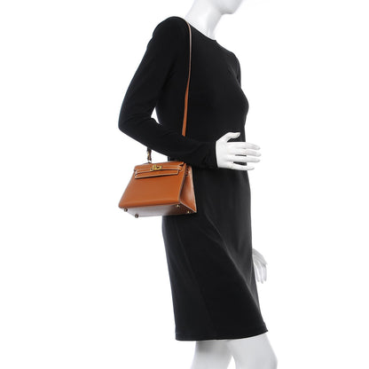 Hermes Courchevel Mini Kelly Sellier 20 Gold 2 of 31