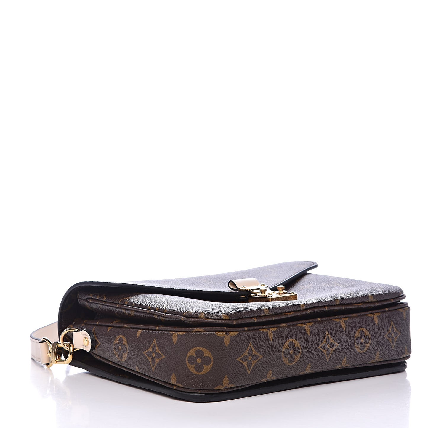 Monogram Braided Pochette Metis Creme Beige