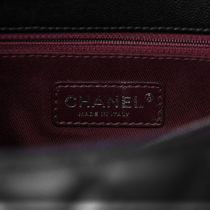 Chanel Caviar Quilted Large Coco Handle Flap Black 6 of 10