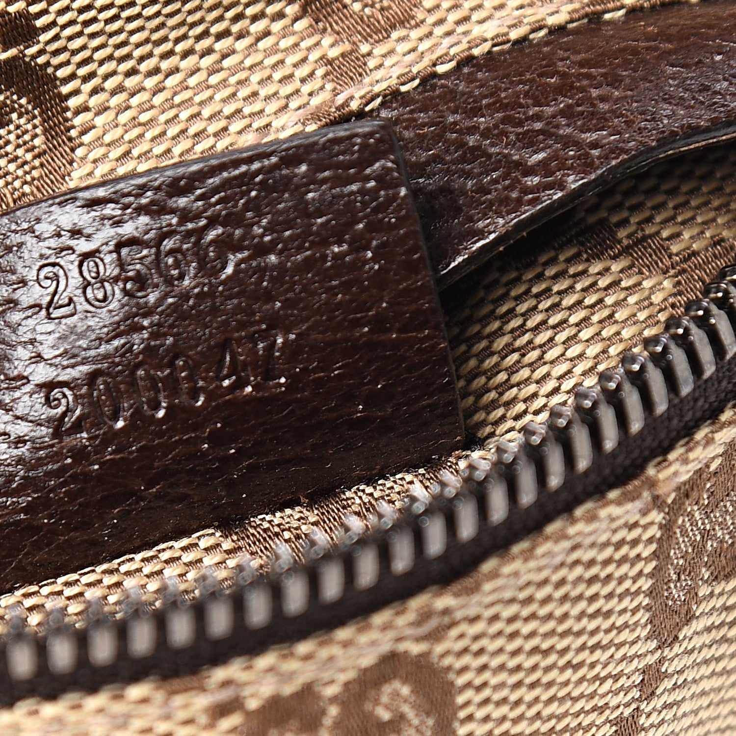 Gucci GG Monogram Double Pocket Belt Bag Dark Brown 6 of 6