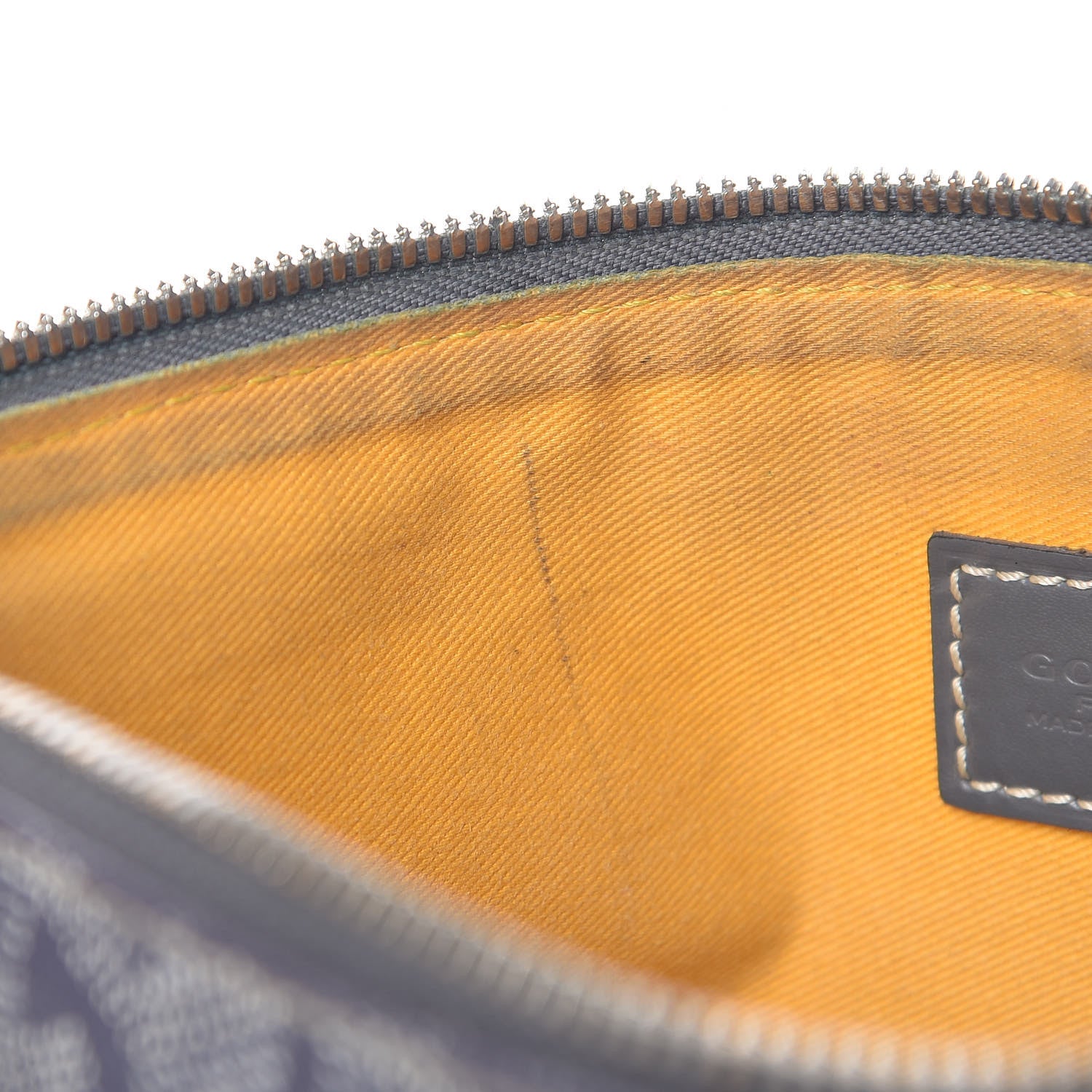 Goyard Goyardine Senat Pochette MM Grey 10 of 17