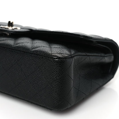 Chanel Caviar Quilted Medium Double Flap Black 10 of 11