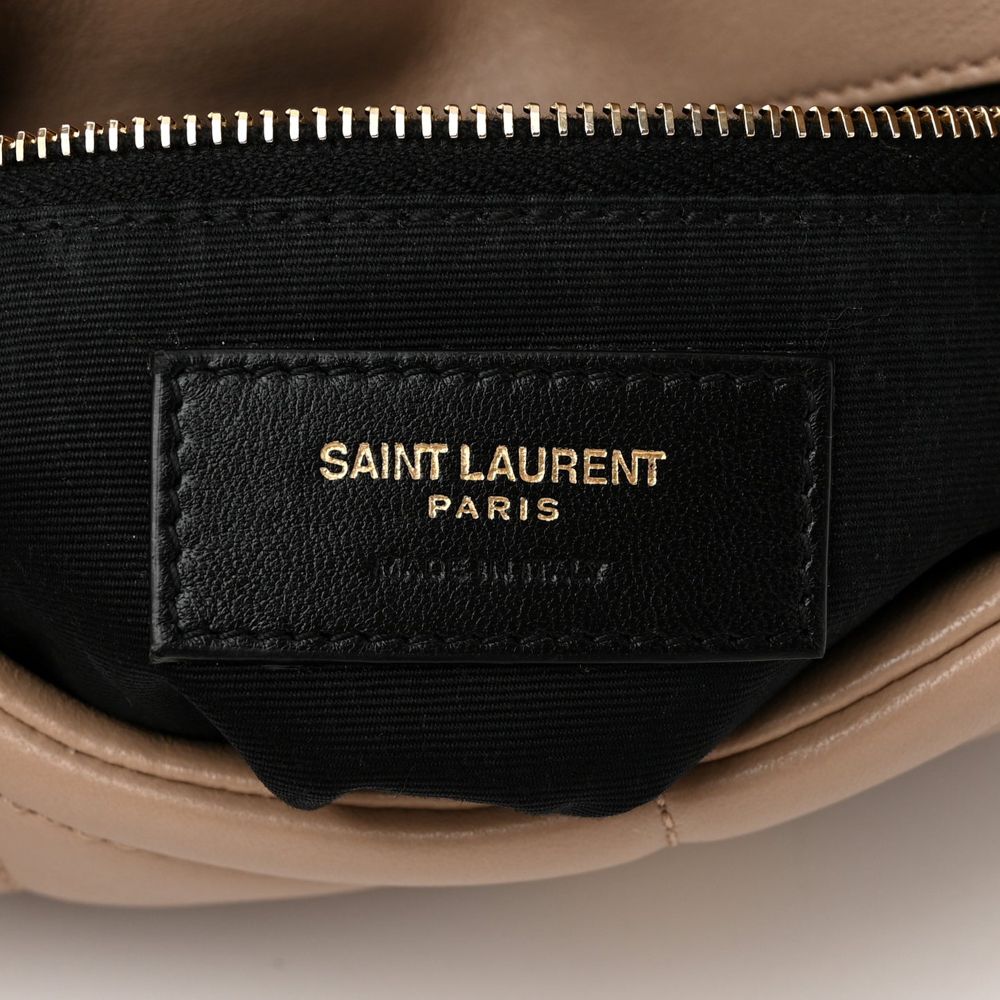 Lambskin Quilted Toy Loulou Puffer Monogram Chain Satchel Nude Powder
