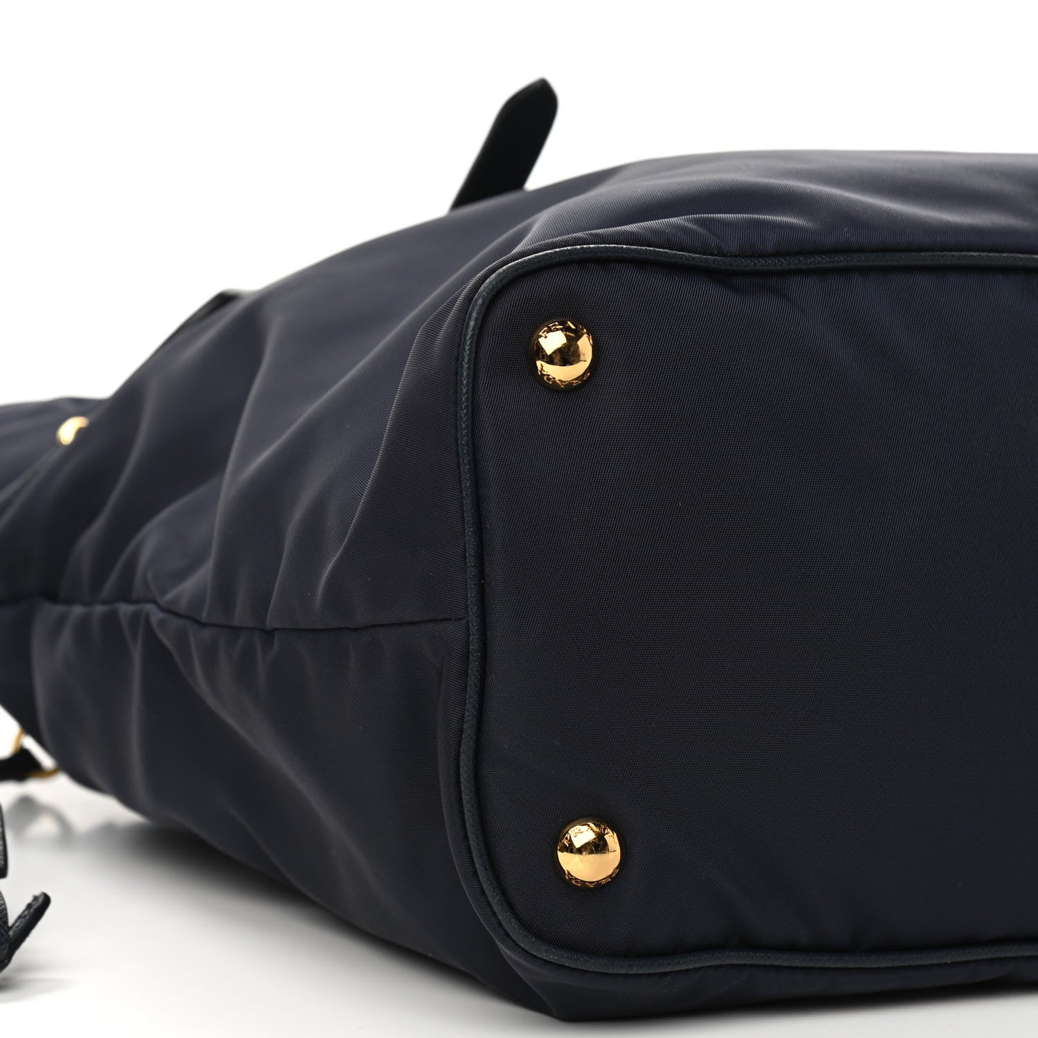 Prada Tessuto Nylon Saffiano Tote Bleu 9 of 11