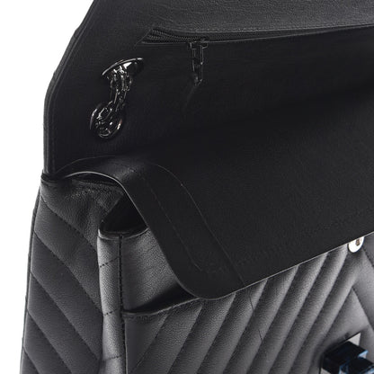 Chanel Sheepskin Chevron Quilted 2.55 Reissue 226 Flap So Black 6 of 10