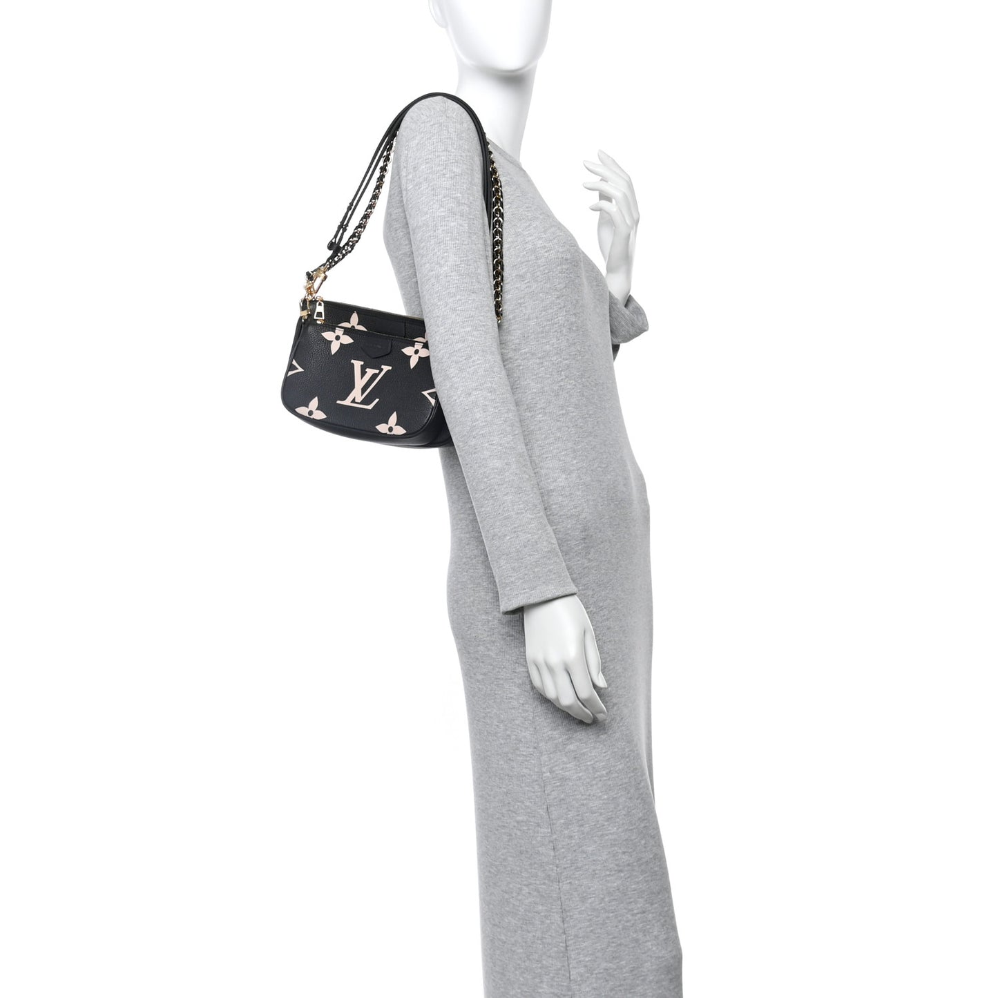 Empreinte Monogram Giant Multi Pochette Accessories Black Beige