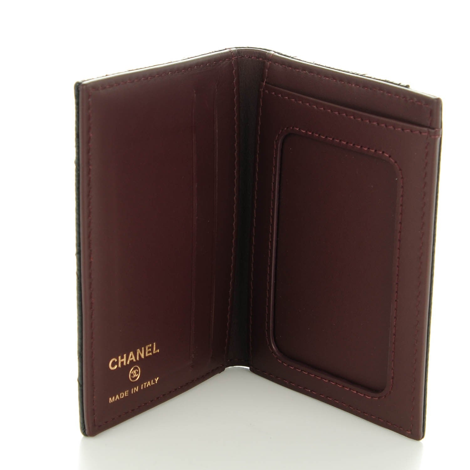 Chanel Caviar Quilted Card Holder Wallet Black 5 of 7