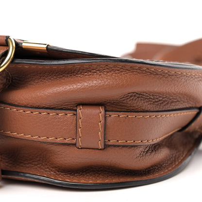 Chloe Calfskin Mini Marcie Round Crossbody Bag Tan 7 of 9
