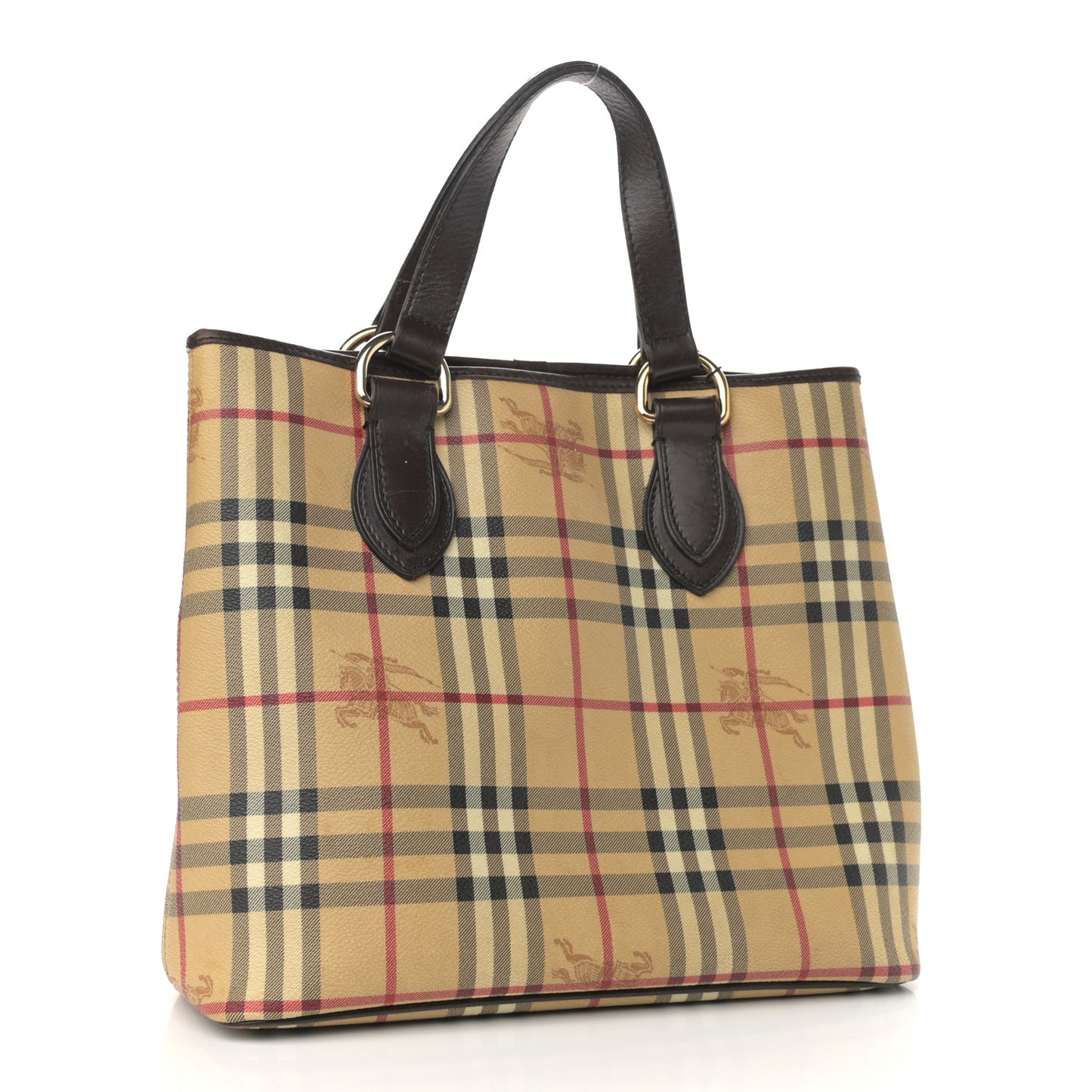 Haymarket Check Small Onslow Tote Chocolate