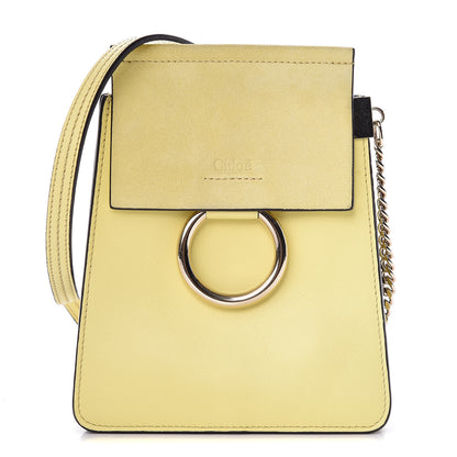 Chloe Suede Calfskin Mini Faye Bracelet Bag Lemonade 1 of 11
