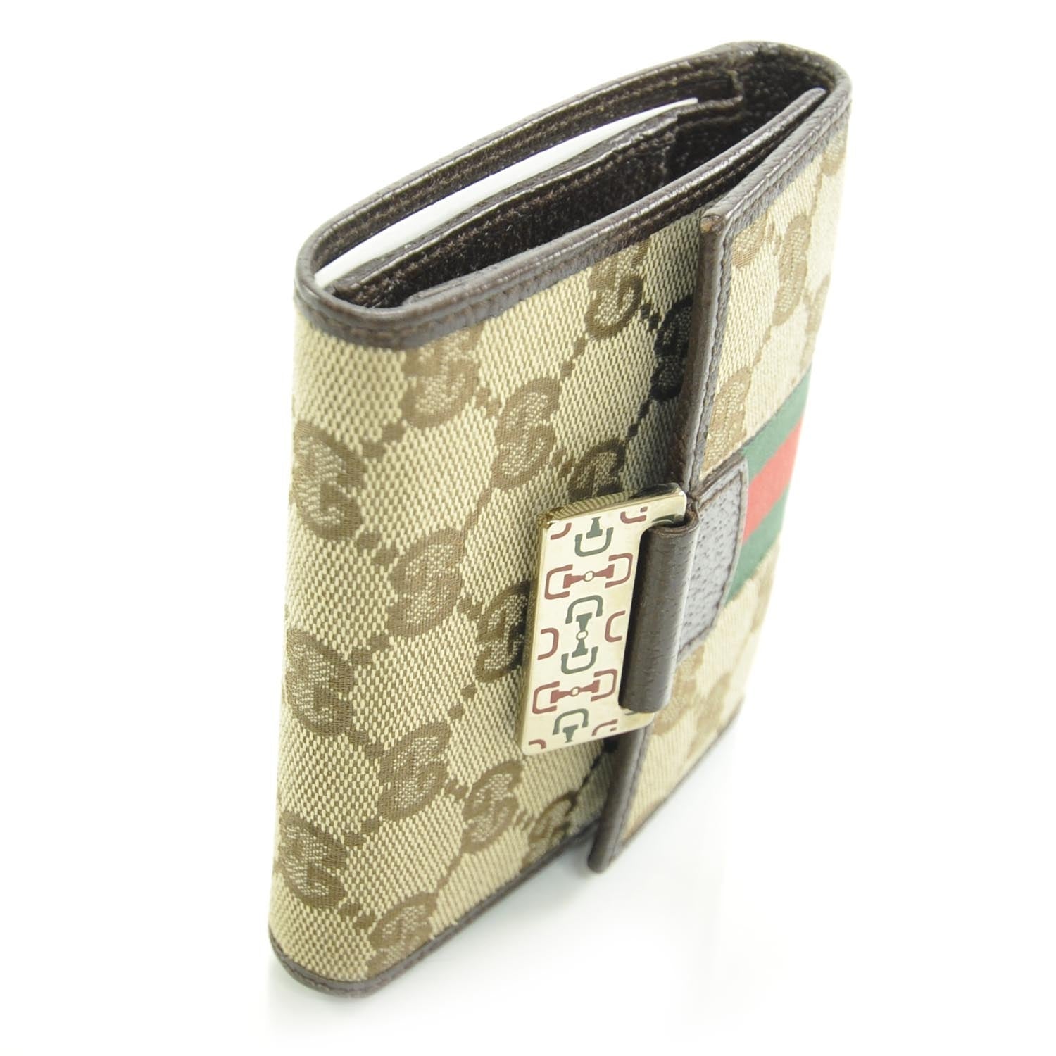 Gucci Monogram French Flap Wallet Ebony 3 of 8