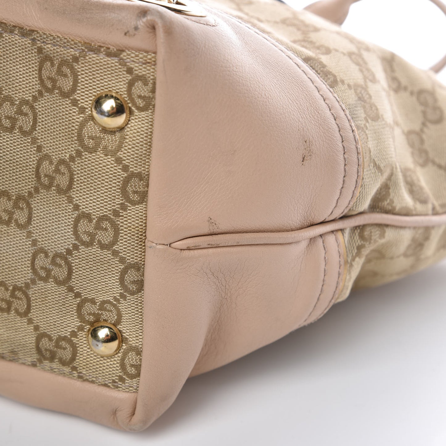 Monogram Medium New Britt Tote Beige