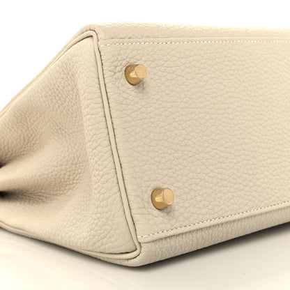 Hermes Togo Kelly Retourne 28 Craie 9 of 11