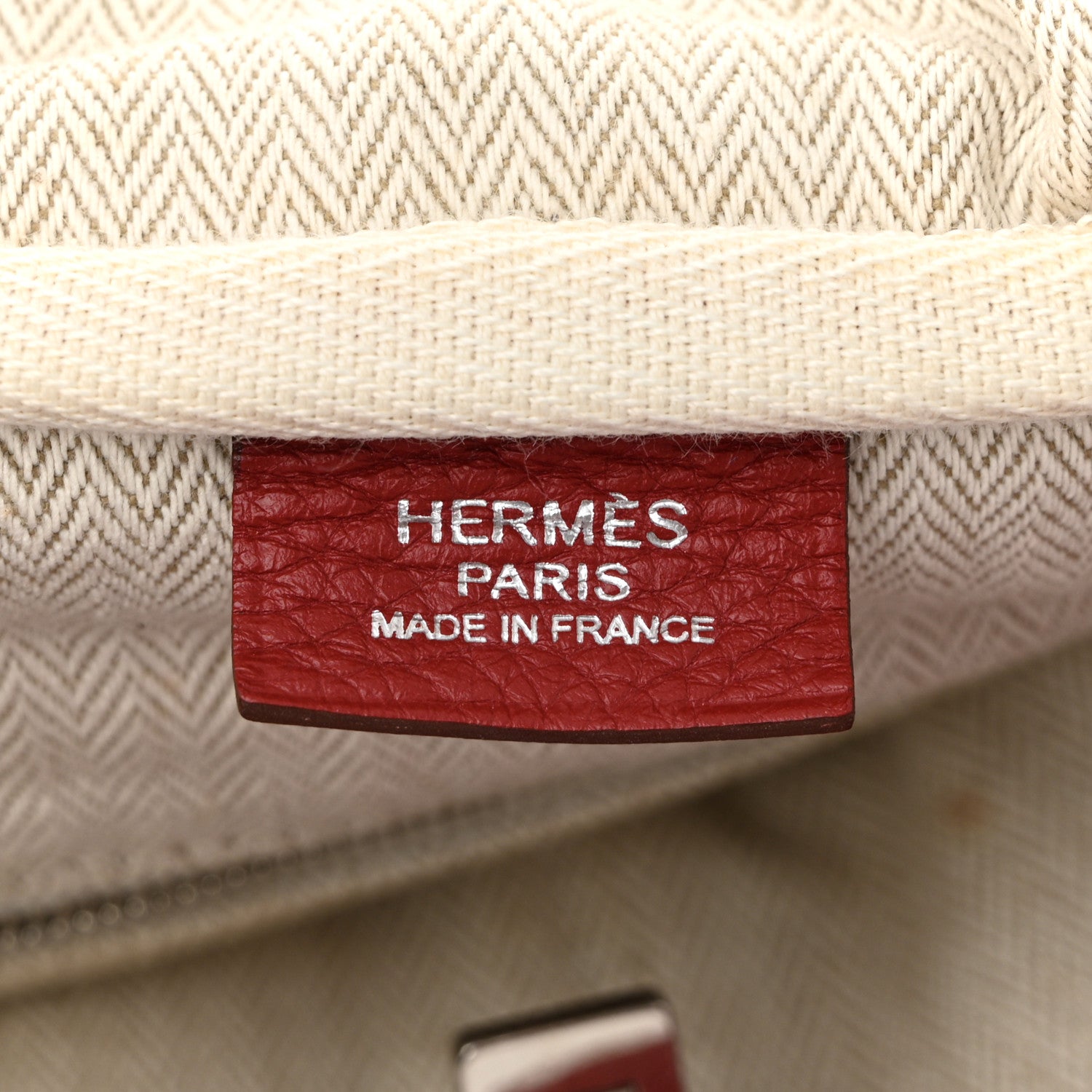 Hermes Taurillon Clemence Victoria II 35 Rouge Garance 6 of 11