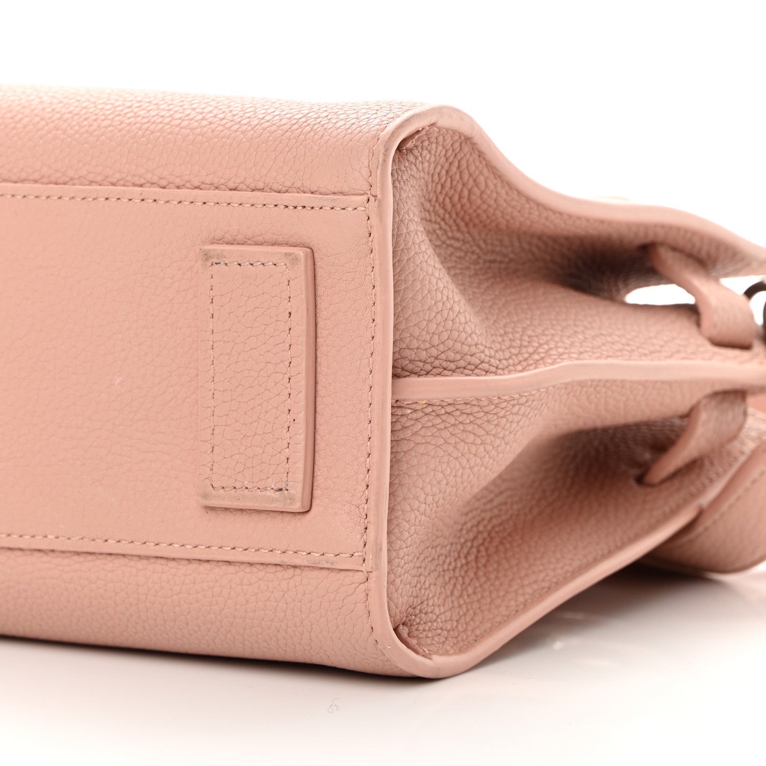 Saint Laurent Grained Calfskin Nano Supple Sac De Jour Antique Rose 9 of 19