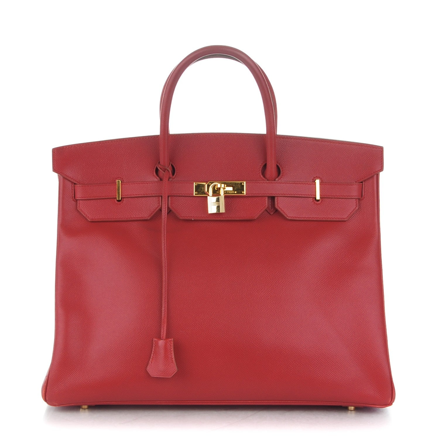 Hermes Courchevel Birkin 40 Rouge 1 of 26