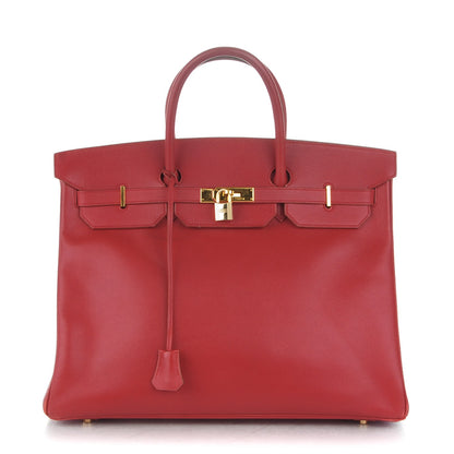 Hermes Courchevel Birkin 40 Rouge 1 of 26