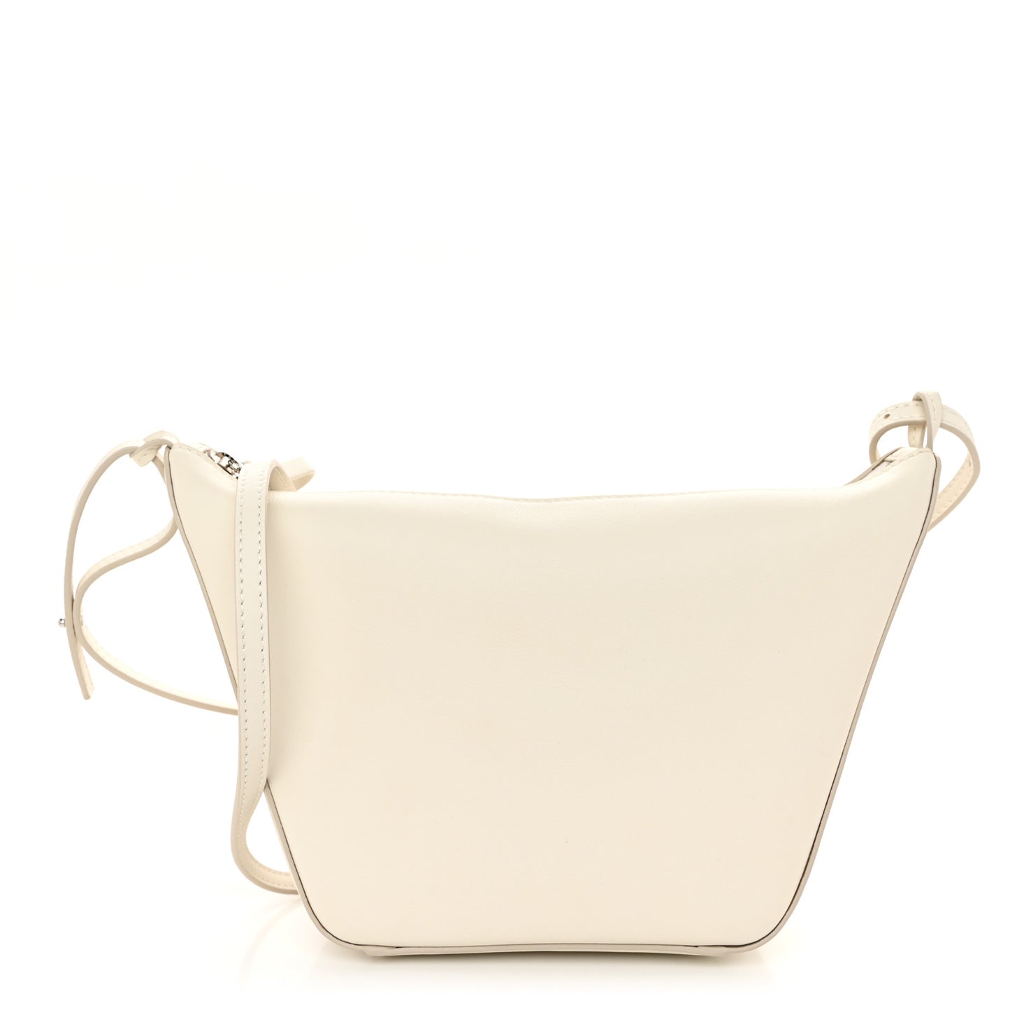 Calfskin Mini Hammock Hobo Soft White