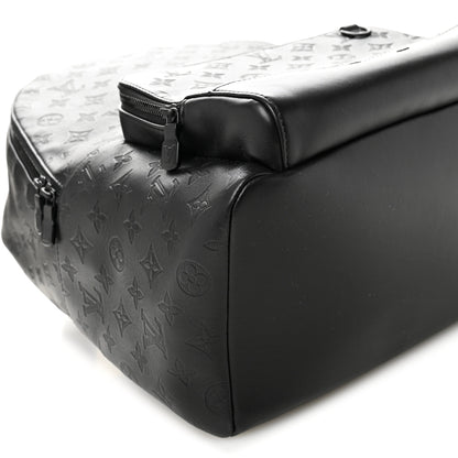 Louis Vuitton Calfskin Monogram Shadow Racer Backpack Black 8 of 9