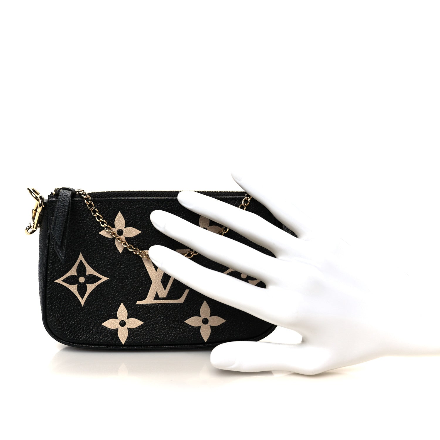 Louis Vuitton Empreinte Monogram Giant Mini Pochette Accessories Black 2 of 10