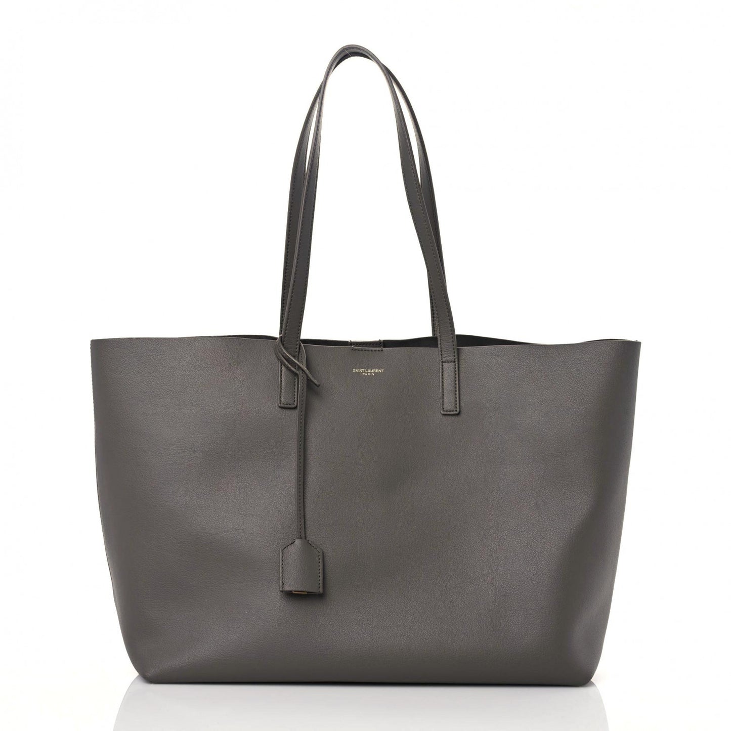 Calfskin Large Shopping Tote Fog