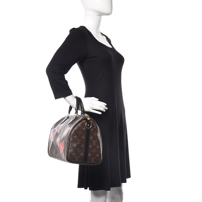 Louis Vuitton Monogram My World Tour Speedy Bandouliere 30 Black 2 of 12