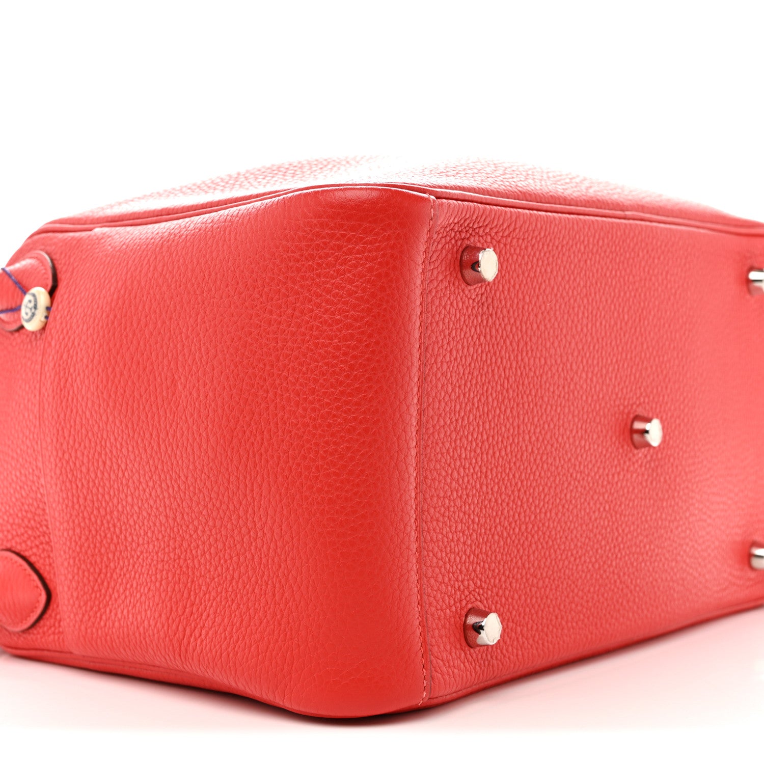 Hermes Taurillon Clemence Lindy 30 Rouge Tomate 9 of 10