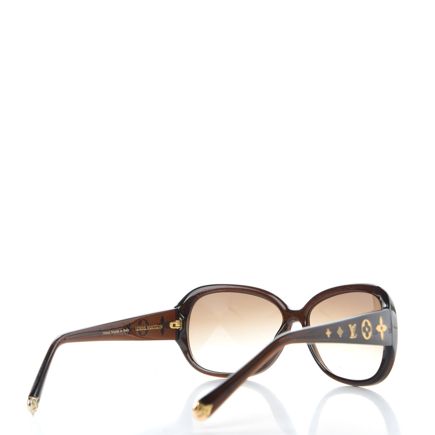 Louis Vuitton Acetate Obsession GM Sunglasses Z0459W Brown Glitter 4 of 8