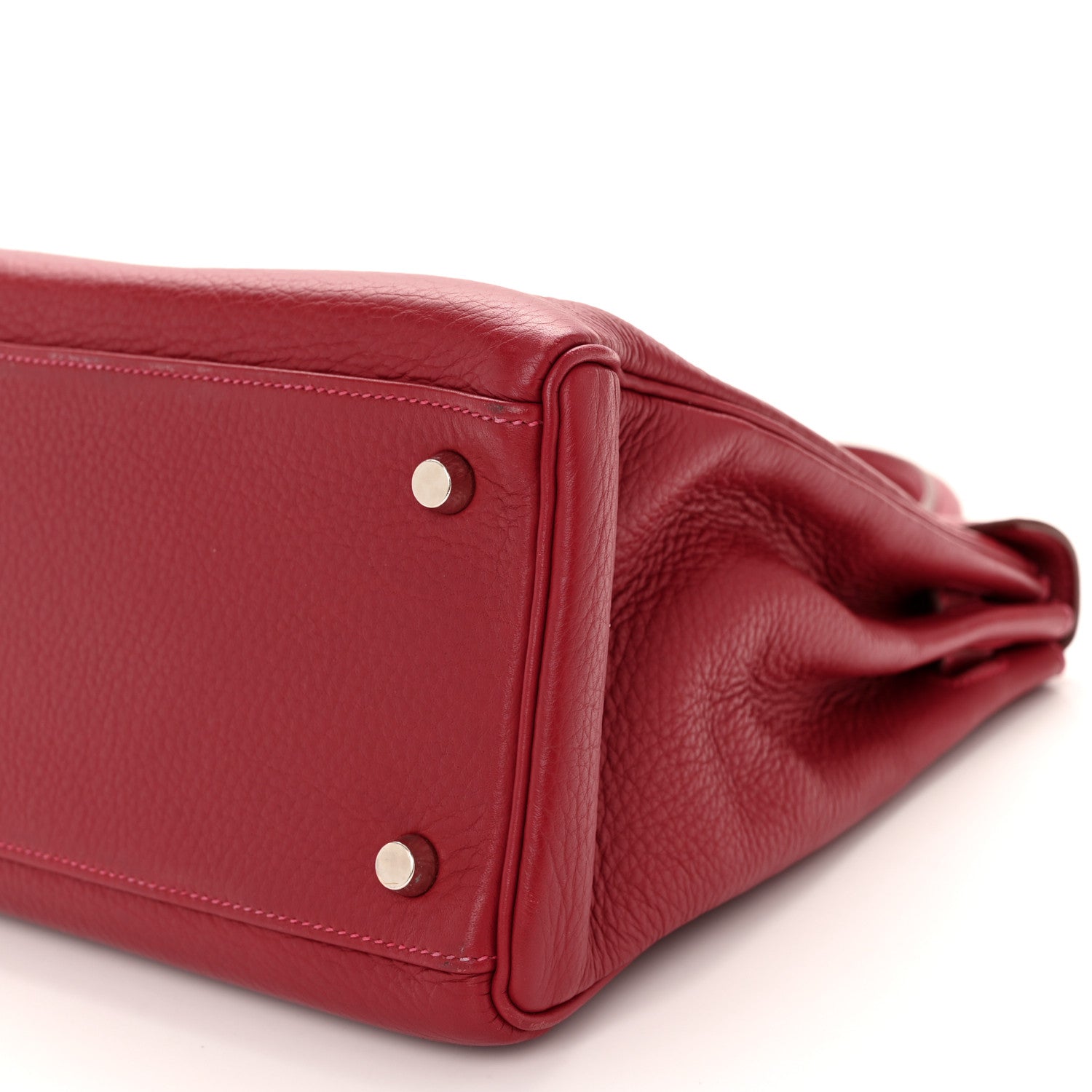 Hermes Togo Kelly Retourne 32 Rouge Vif 10 of 21
