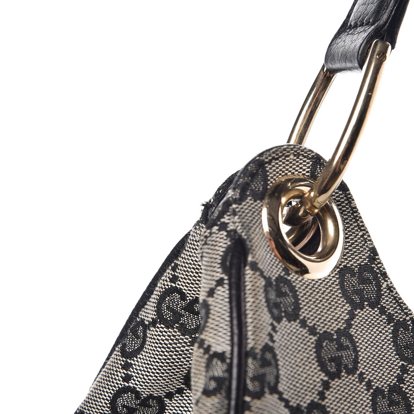 Monogram Hobo Black