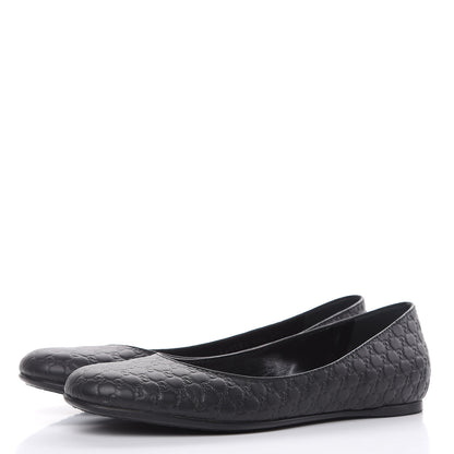 Gucci Microguccissima Flats 38.5 Black 3 of 11