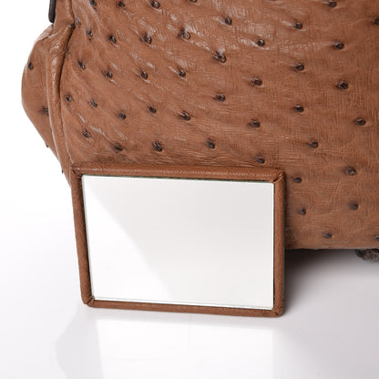 Bottega Veneta Ostrich Crocodile Shoulder Bag Noce 27 of 27