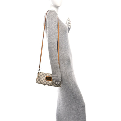 Louis Vuitton Damier Azur Eva Clutch 2 of 9