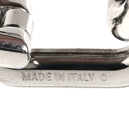 Balenciaga Metal B Chain Bracelet Silver 5 of 6