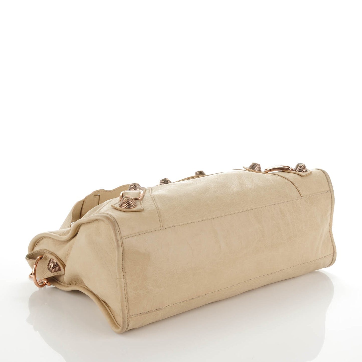 Agneau Giant 21 Rose Gold Hardware City Praline