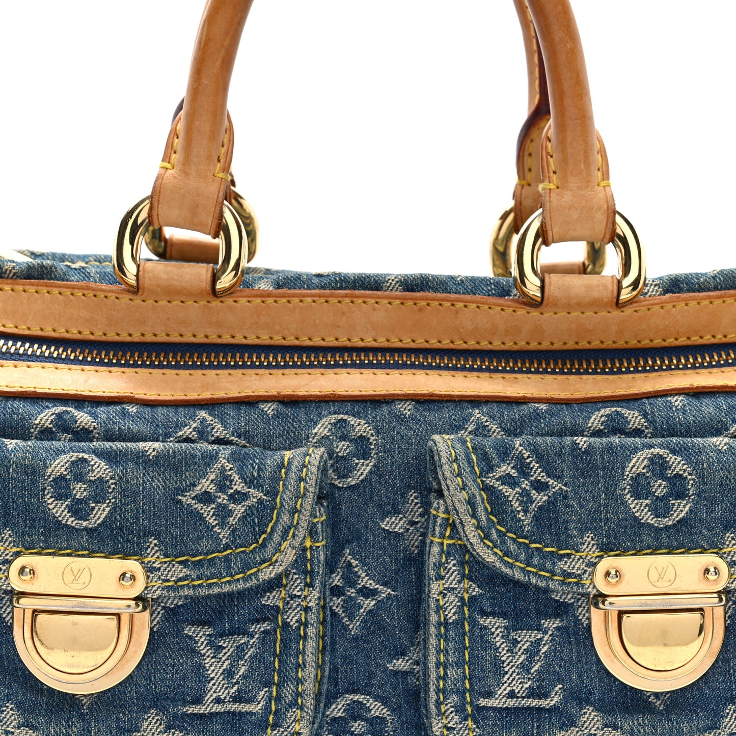 Monogram Denim Neo Speedy Blue
